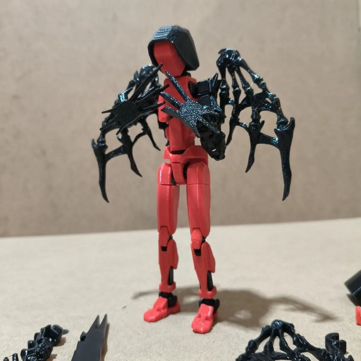 T13 دمية Lucky13 المفاصل المنقولة عمل الشكل مع توهج في الظلام ميزة ثلاثية الأبعاد مطبوعة Poseable دمية للتصوير الليلي #1