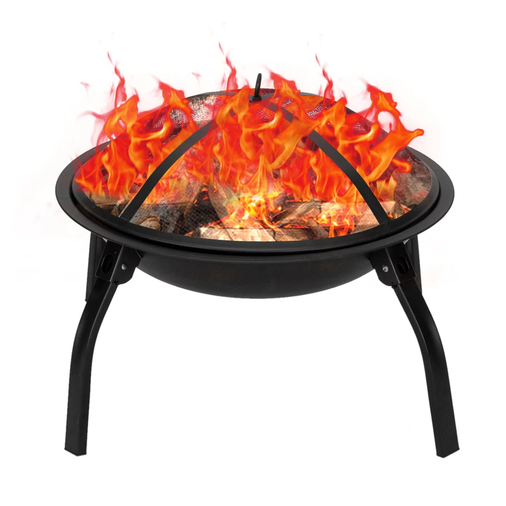 Foldable Fire Pits Home Indoor Barbecue Stove Courtyard Villa Heating Stove Outdoor Charcoal Grill Stand Bonfire Brazier Table