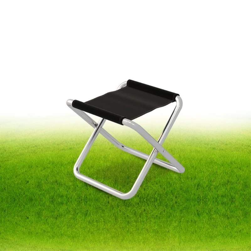 Camping Stool Mini Folding Stool Small Aluminum Alloy Bracket Chair Lightweight Collapsible Fishing Stool Outdoor