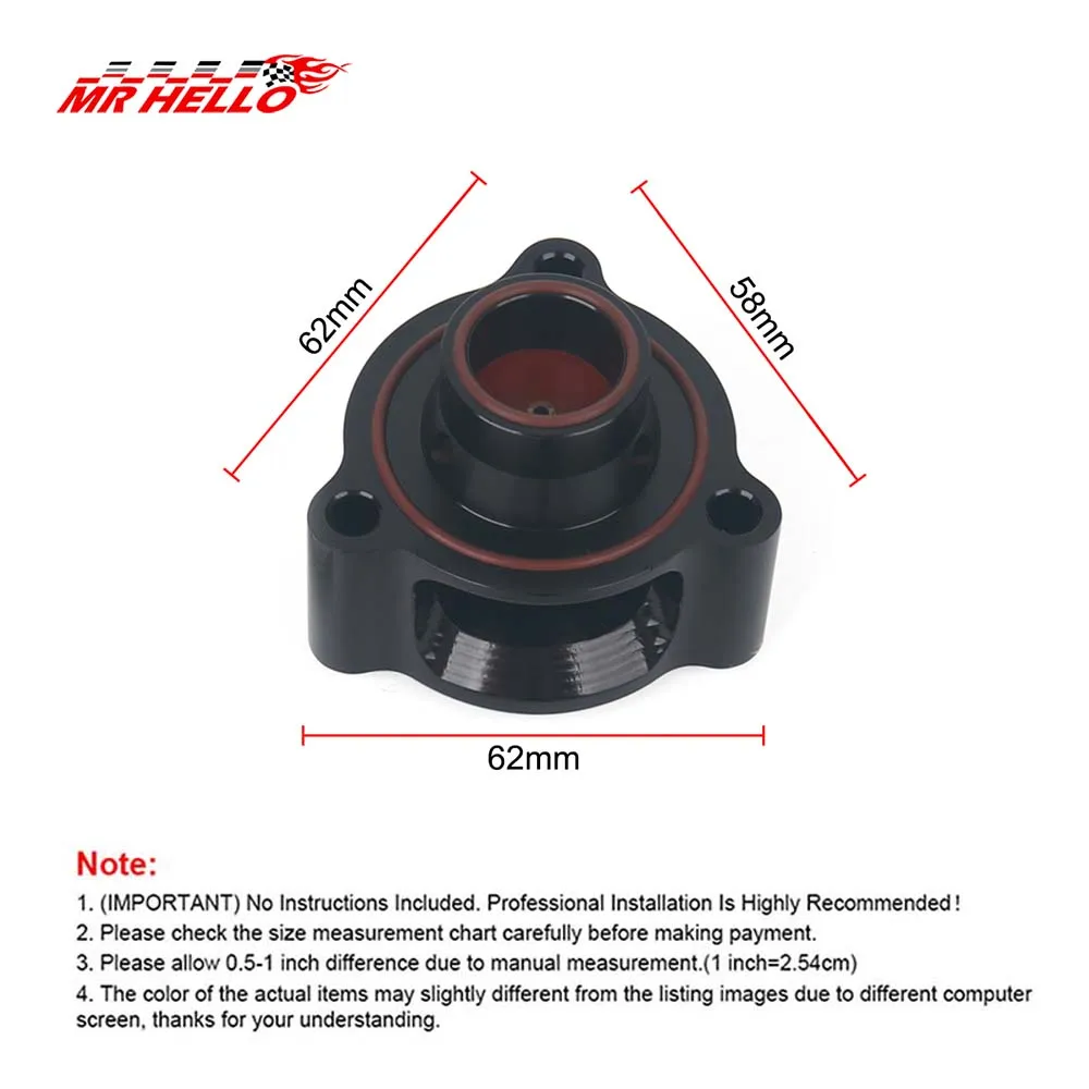 Aluminum Car BOV Adapter DV+ Blow Off Diverter Valve T9458 fit for Mercedes C180 C250 C300 BOV