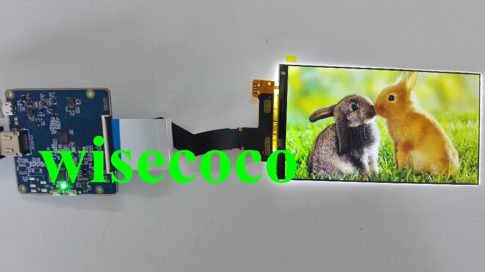 6 Inch 2K LCD Monitor 2560*1440 MIPI Control Board for 3D Printer Video Projector Wisecoco