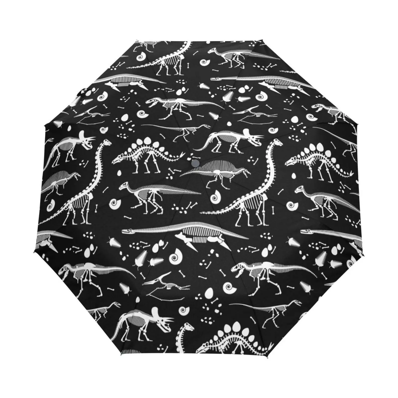 

Umbrella Male Cartoon Dinosaur Pattern Automatic Three Folding Women's Rain Umbrella Portable Outdoor Travel Parasol Parapluie