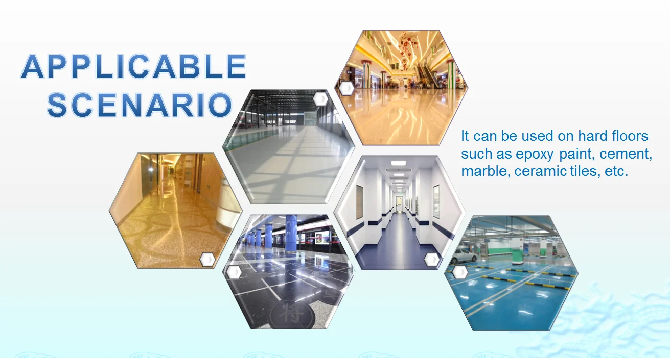 CT4900 Electric Mop Sweeper Car Ride On Cleaning Machine Propelled Four Wheels Dust Cart