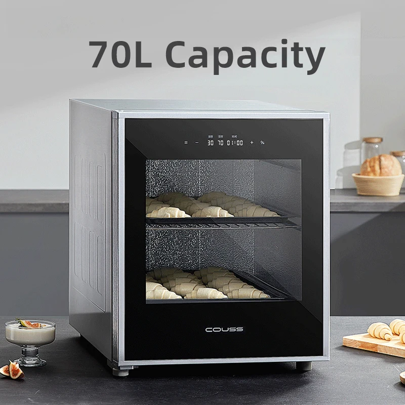 

70L Temperature-Controlled Electric Dough Proofer Fermentation Household Baking Multi-functional Automatic Bread Yogurt Machine