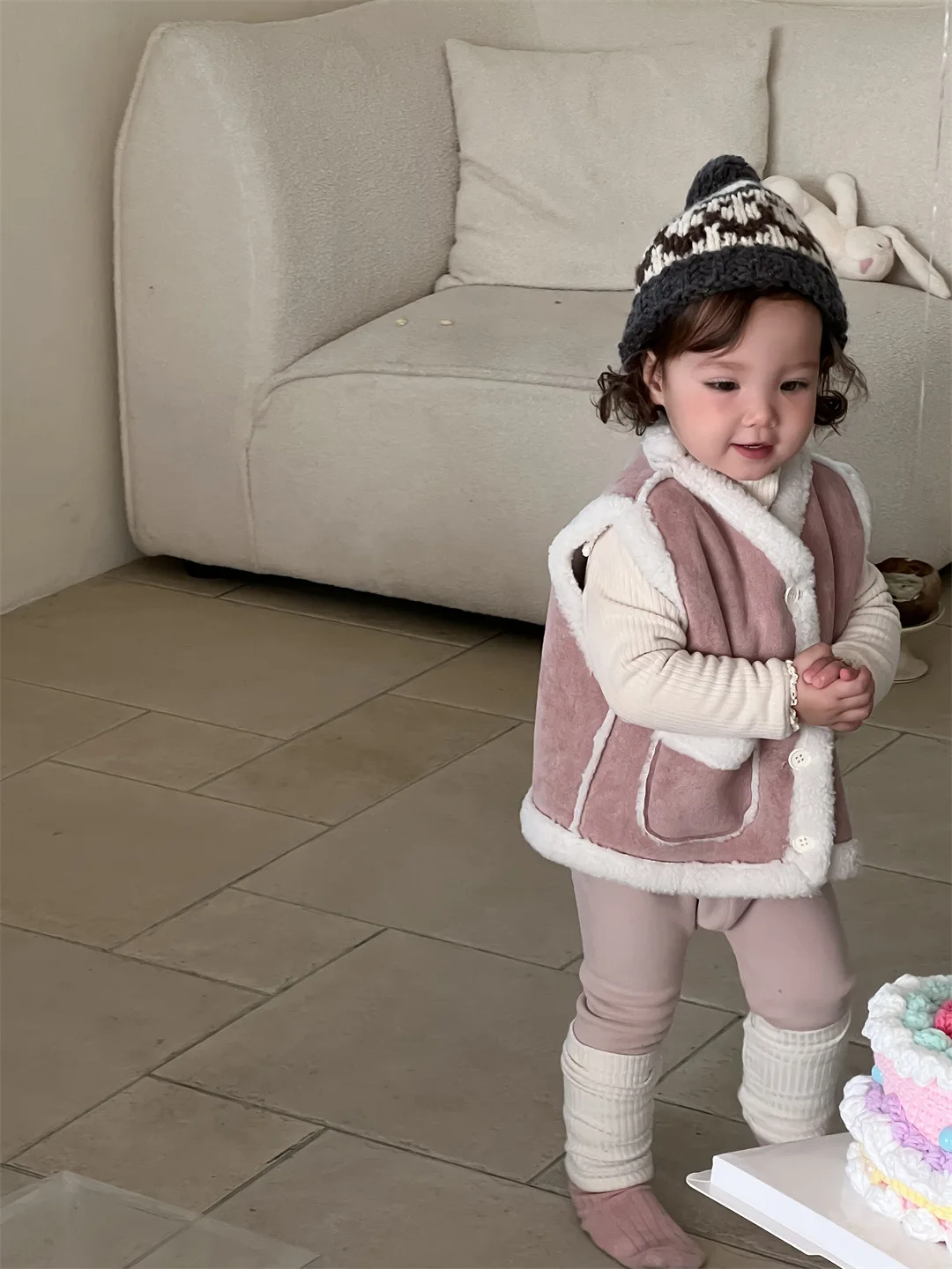 Veste rembourrée en peluche pour bébé, manteau décontracté pour tout-petits, verre coupe-vent pour filles, fibres chaudes, plus velours optique, hiver, nouveau, 2025