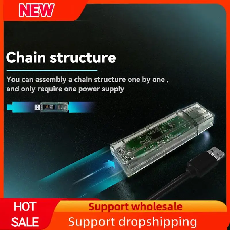 

Nmminer Miner 265Kh/S +Nerdminer V2 308KH/S USB Chain Miner BTC Solo Lottery Miner Ammeter USB-A Series Form Chain