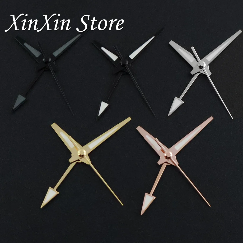 GS 4 مؤشرات NH34A GMT ساعة الأيدي استبدال ساعة الإبر ل NH34 NH35 NH36 4R34 4R35 4R36 7002 ساعة يد تعمل بالحركة اكسسوارات #1