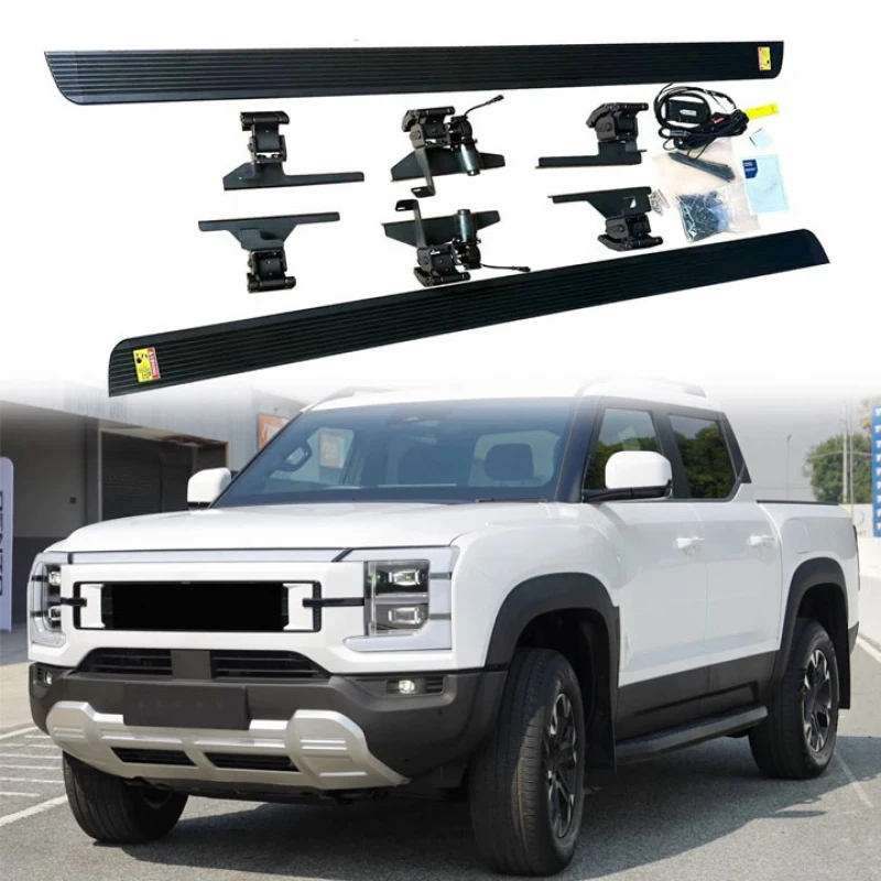 Intelligent Automatic Electric Side Steps Heavy Duty Deployable Running Boards Vehicle Entry Upgrade Parts for Shark 6