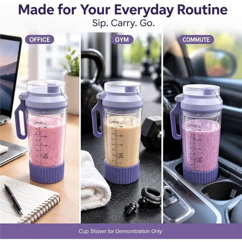 A21F-Blender Lid Replacement For Ninja Blast Max Cup Leakproof Flip Top Design Prevents Spills.Durable ,Dishwasher Safet
