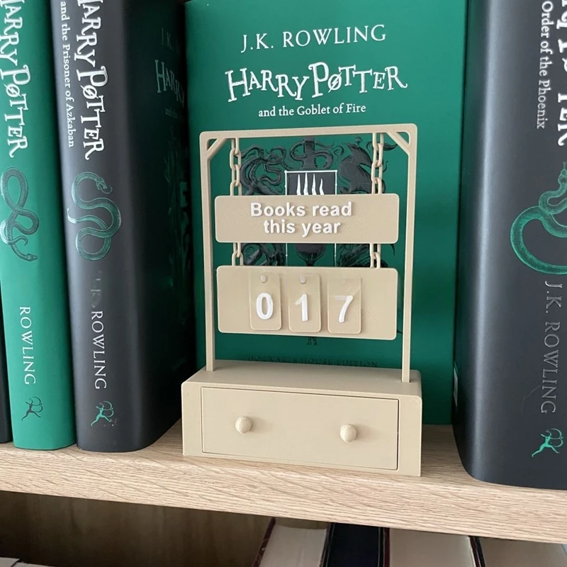 معلقة كتاب عداد القراءة التقدم المقتفي 3 أرقام الوجه مكتب عداد للكتب قراءة هذا العام مكتبة أداة تحفيزية