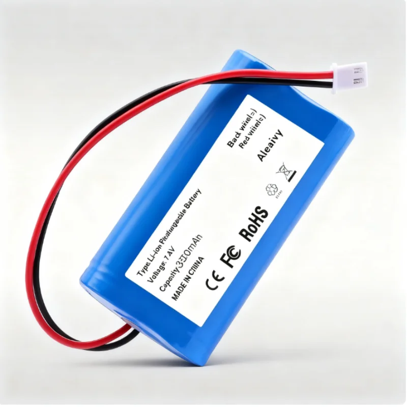 

7.4V 18650 Rechargeable Battery 3000mAh Pack for Security Equipment Emergency Light Portable Megaphone Long Lasting Power