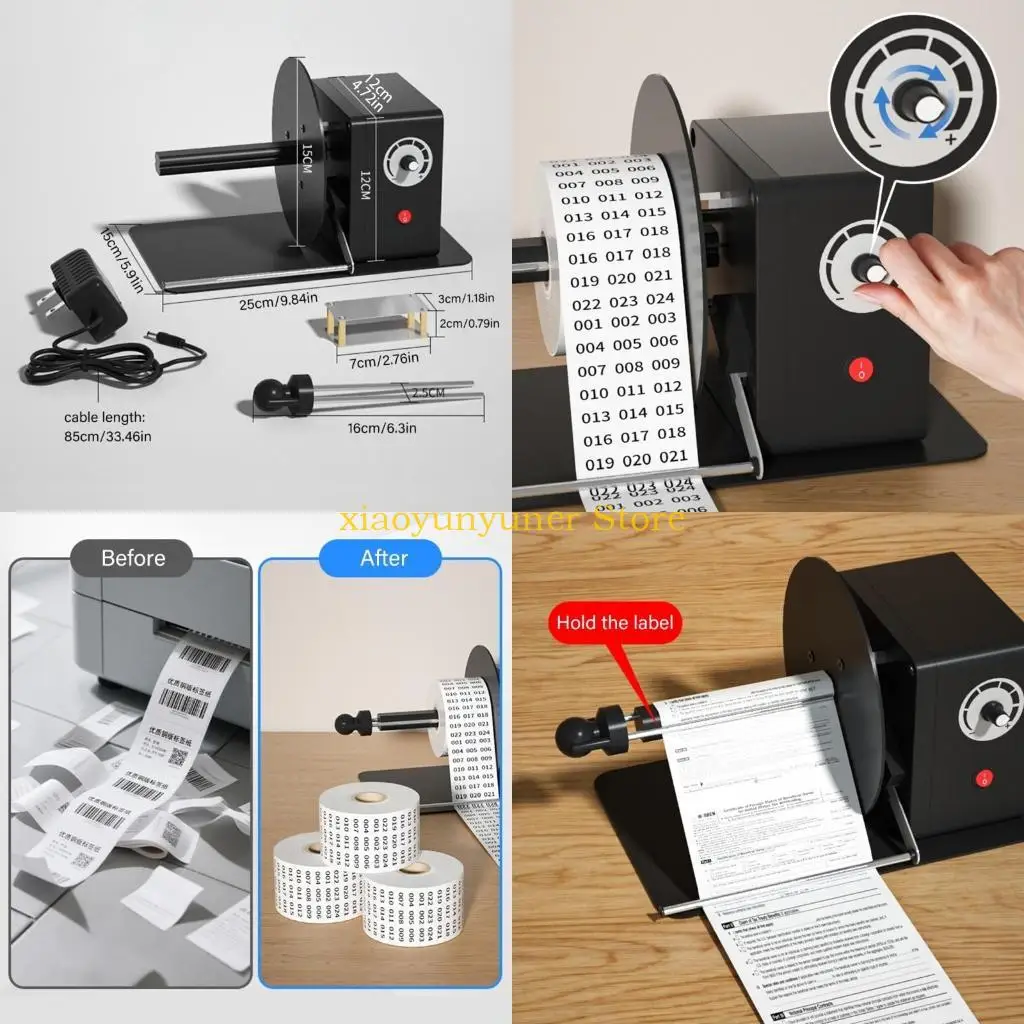 

P9JB Empty Adhesive Paper Rewinding Device With Intelligent Stop Function 130rpm Action