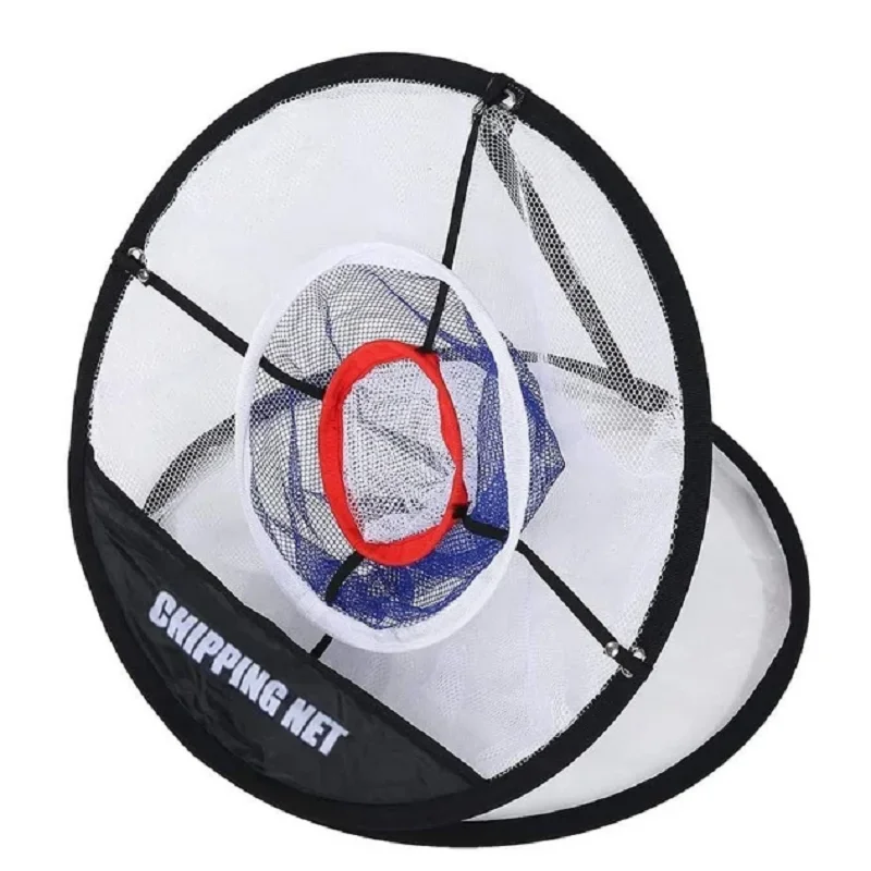 Golf Chipping Net 3Layers Practice Net Portable Folding Golf Target Training Net for Outdoor Indoor Backyard with 3Practice Ball