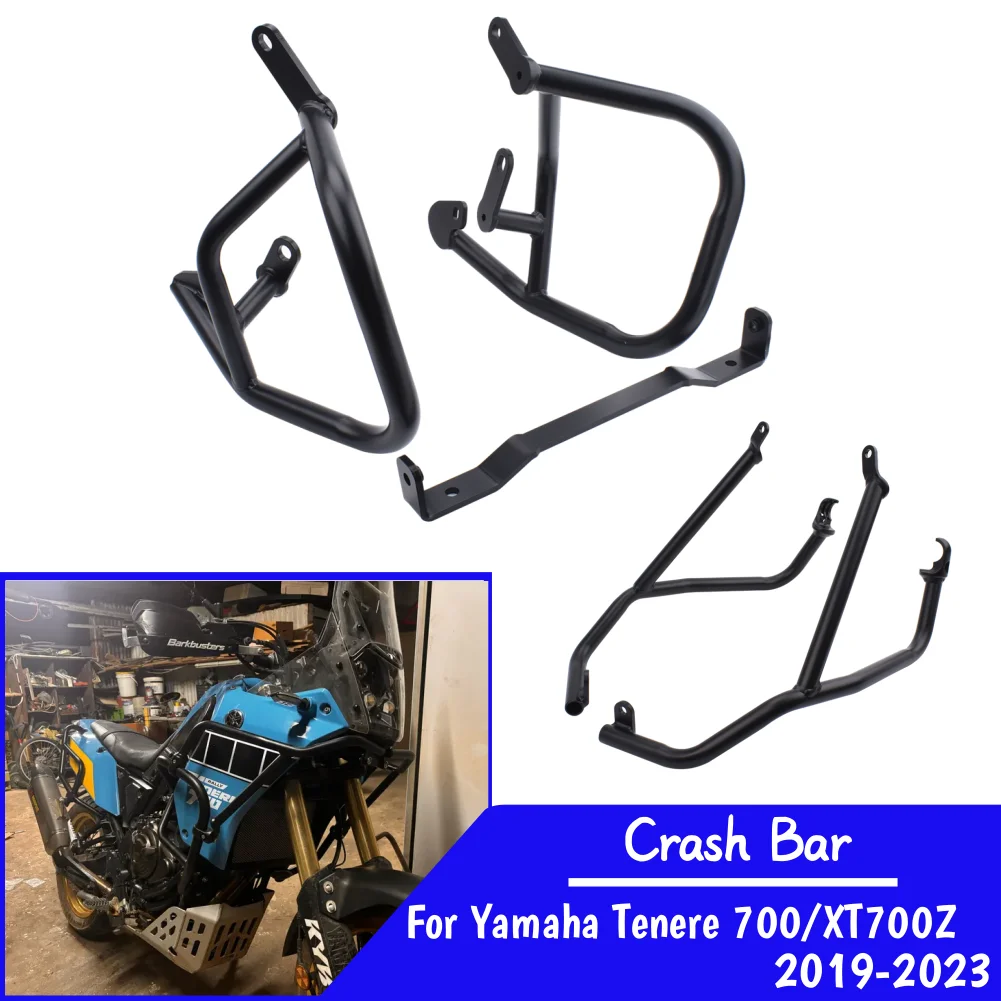 

XT700Z Tenere700 Crash Bar Frame Bumper For Yamaha Tenere 700 2019-2023 Motorcycle Highway Engine Guard Fairing Protector