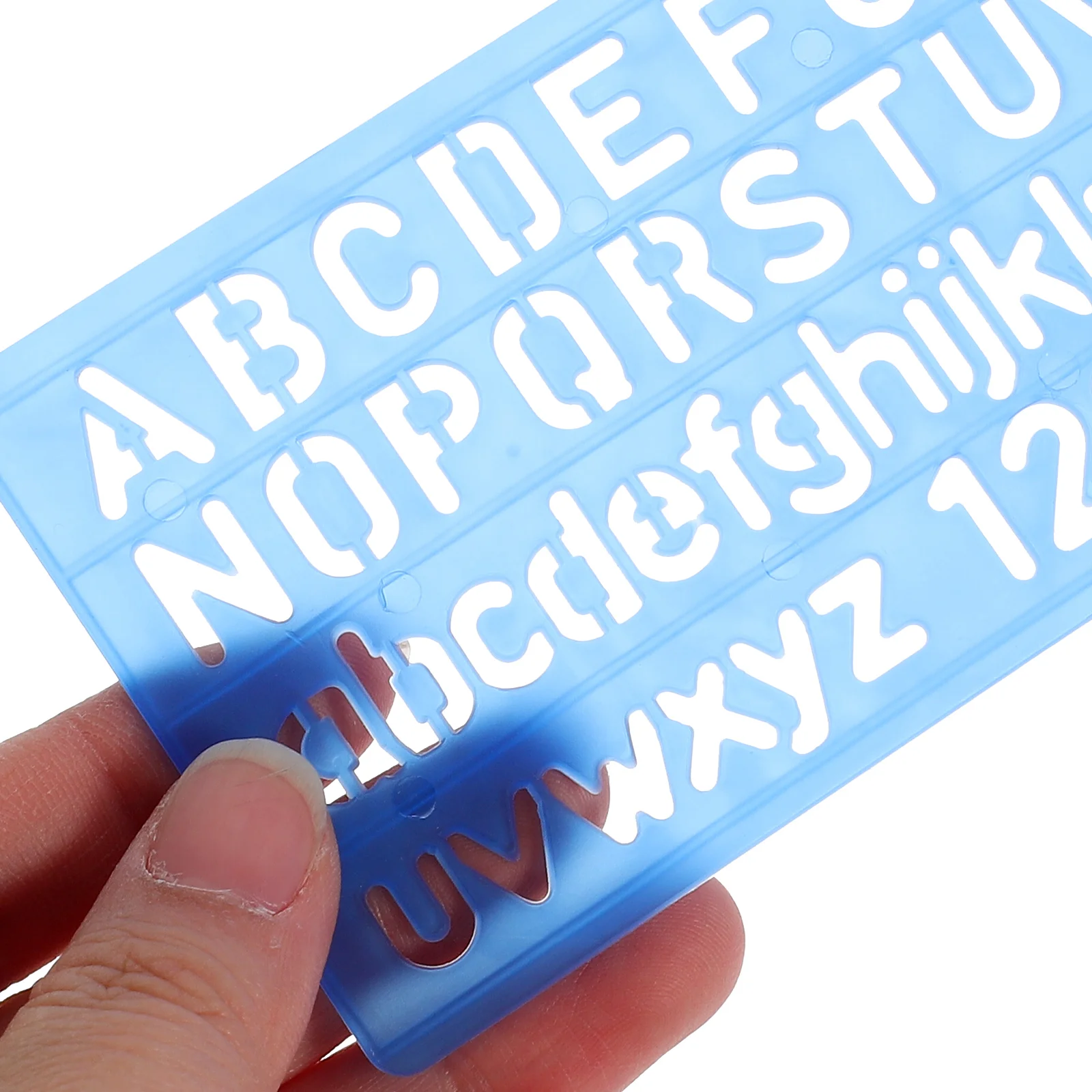 4 Pcs Digital Letter Caliper Alphabet Learning Playthings Lettering Number Board Educational Toy Tracing Plastic Child