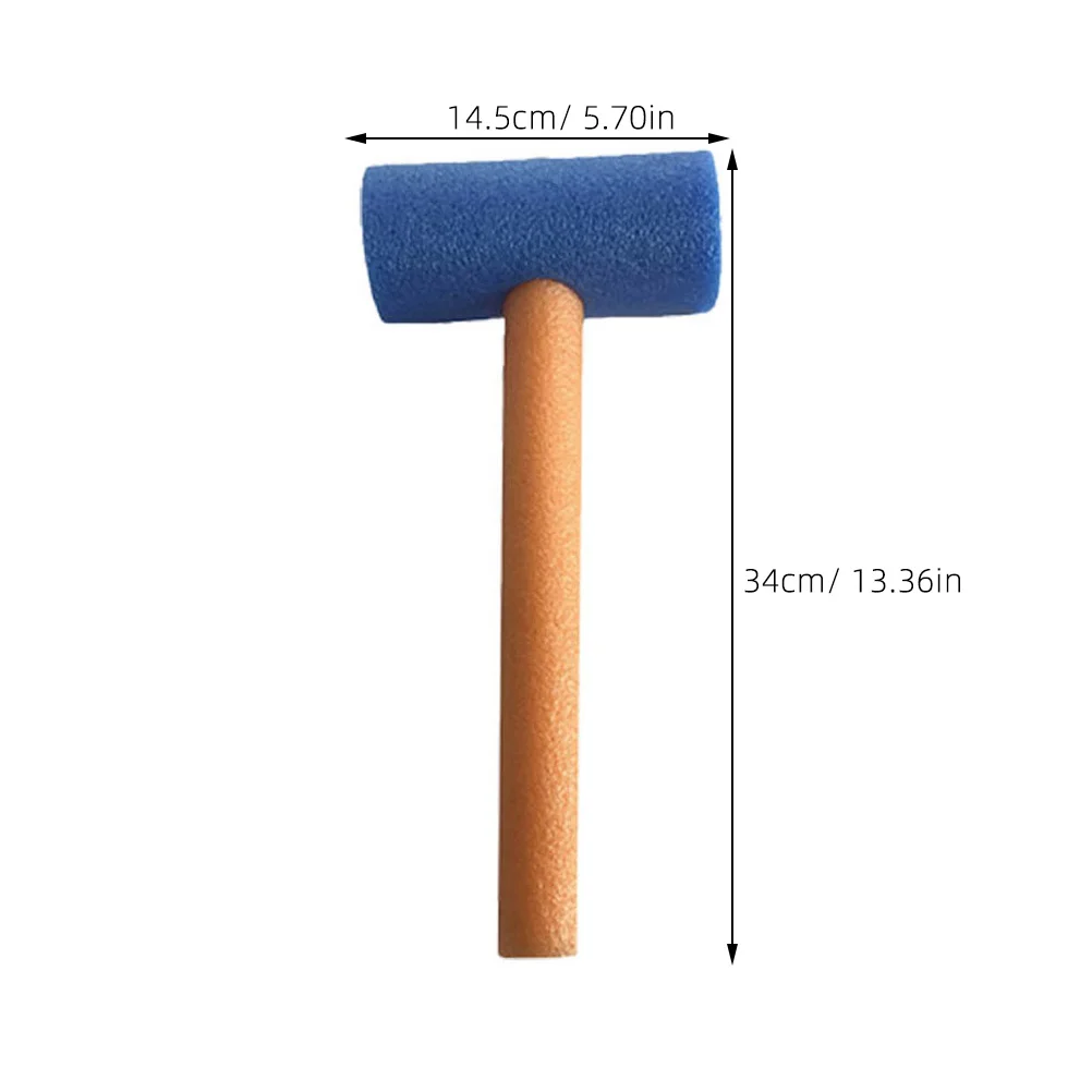 Martello in schiuma da 4 pezzi, materiale leggero in EPE, martello per bambini, per feste, attività, oggetti di scena, bomboniere per carnevale, educativo