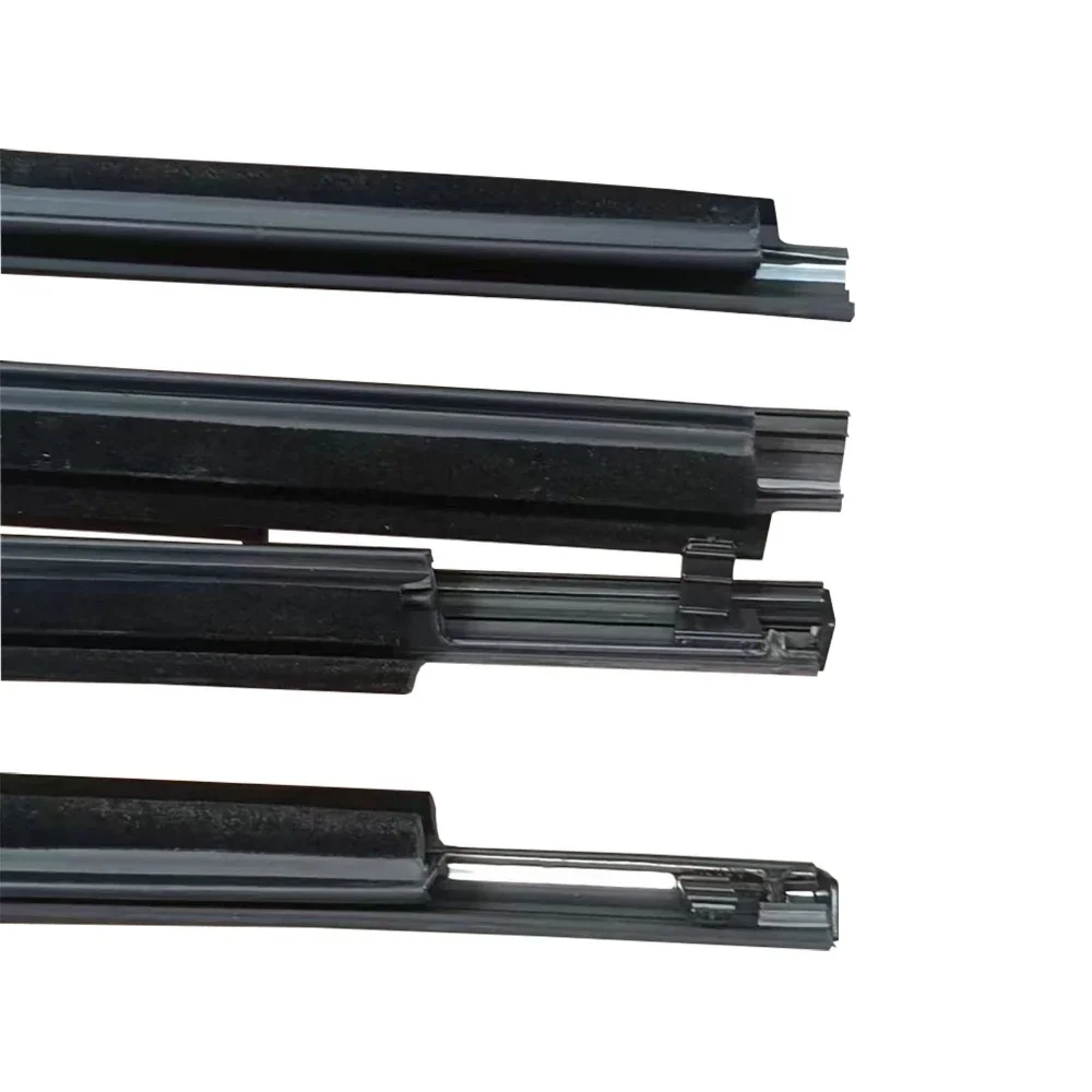4Pcs Window Seals Weatherstrip For Toyota Corolla 2008-2019 Chrome Black Sealing Weather Stripers Side Door Glass Trim Seal Belt