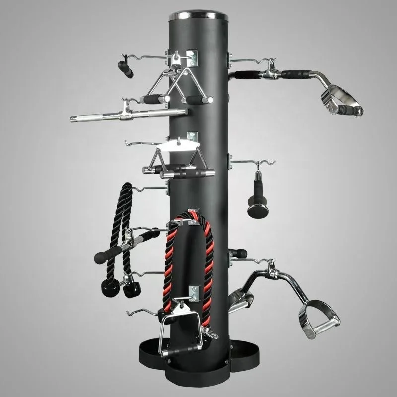 Gym use handle rack