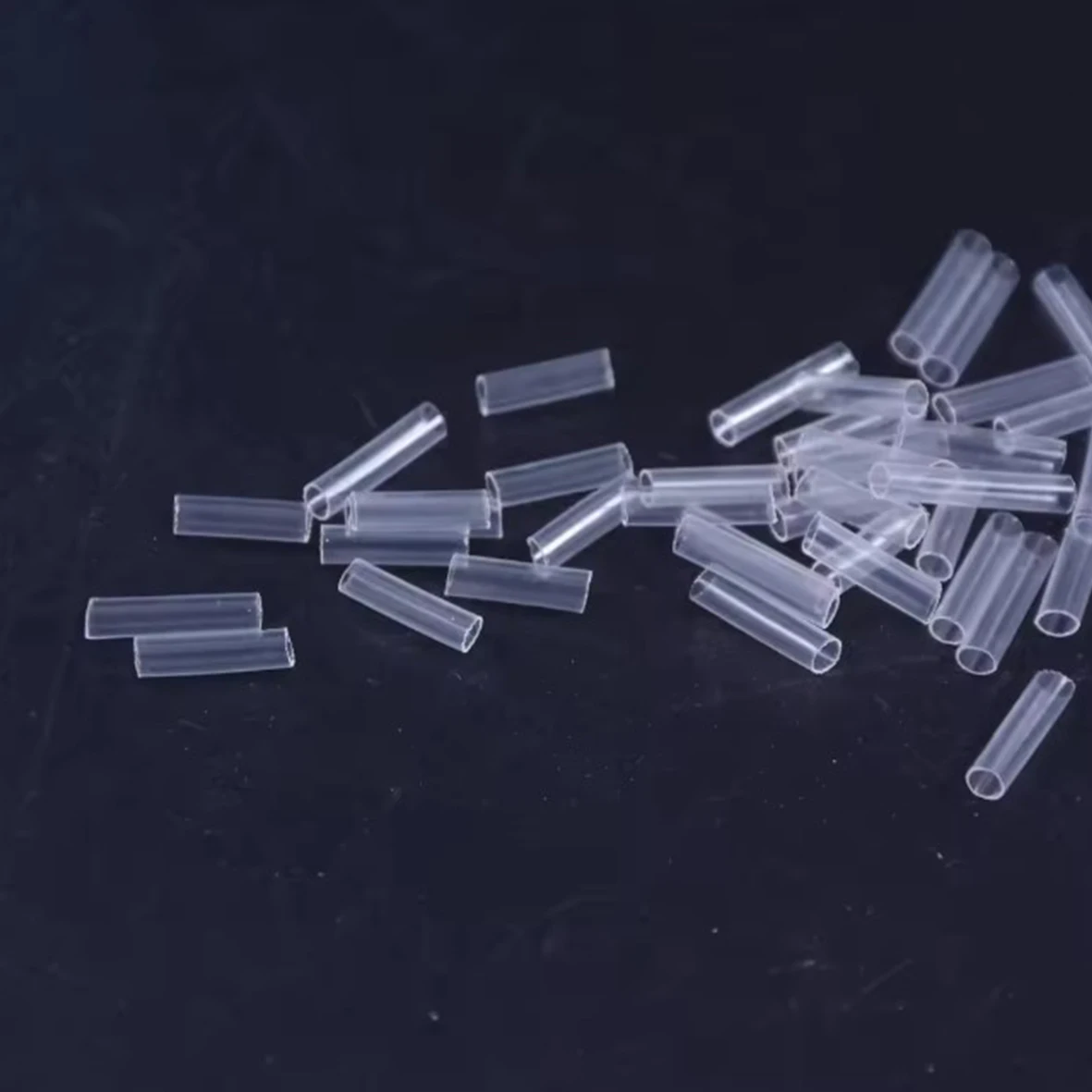 

1 упаковка/500 шт. термоусадочных трубок для наращивания волос без клея, инструменты для фьюжн-наращивания волос, прозрачные, цветные.