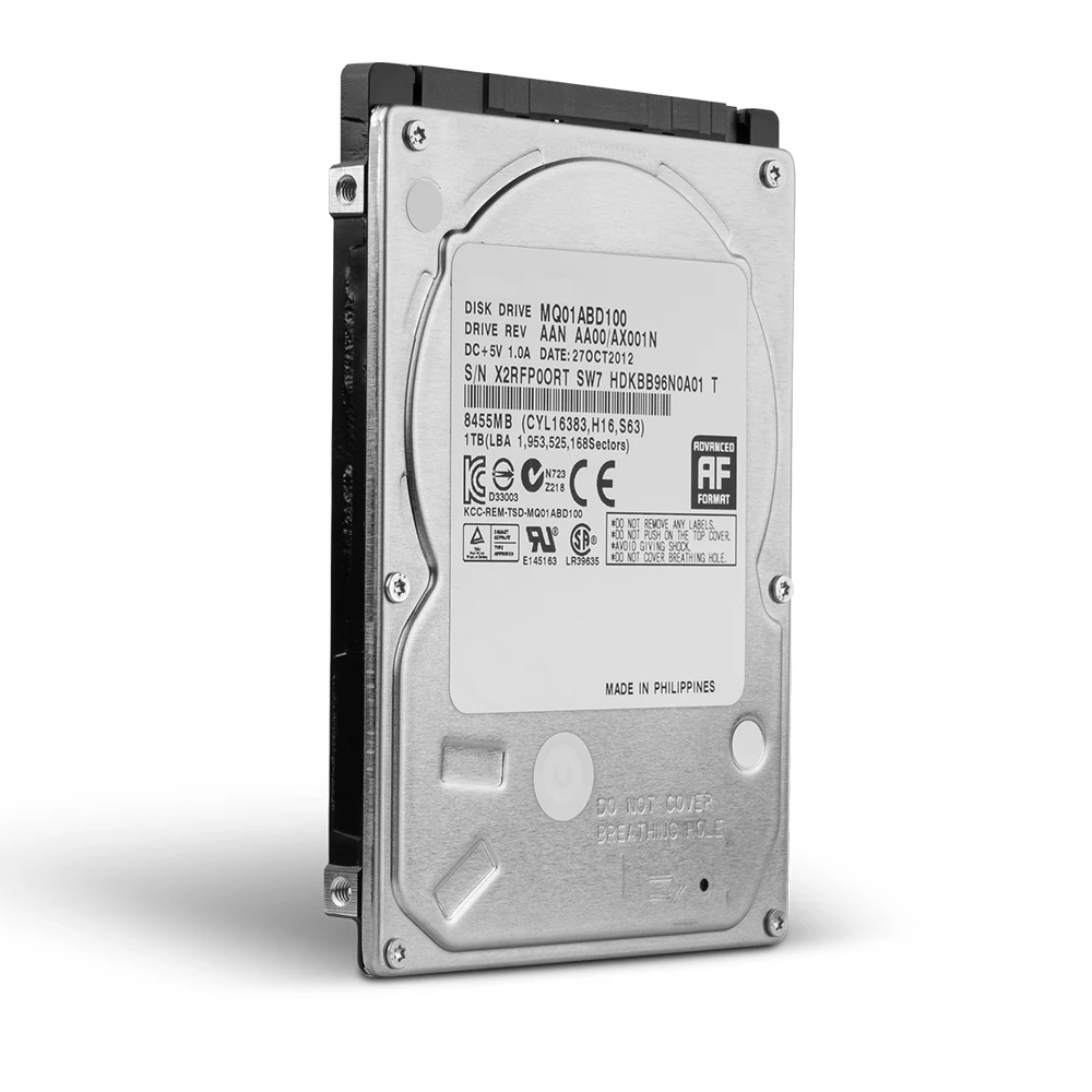 Used HDD 2.5-inch 320/500/750GB/1TB (80% New) | Random Top Brands | SATA3 | Professionally Tested | Laptop/ Multi-Device Use
