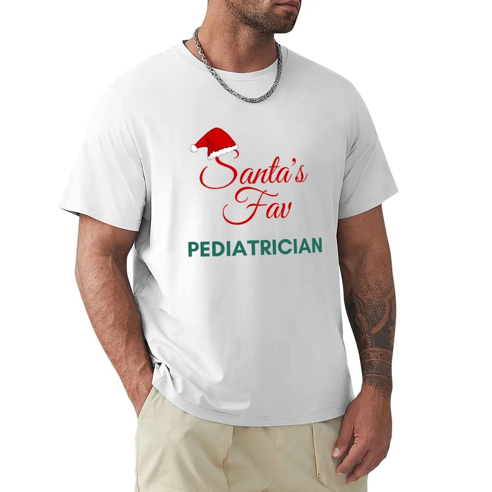 Santa's Fav Pediatrician T-Shirt summer clothes customs design your own boys animal print cute tops t shirts men