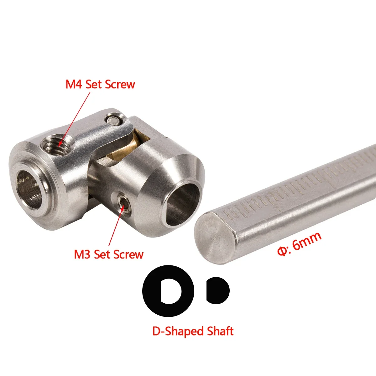 Eje de transmisión de acero inoxidable cortado a longitud, 68-229mm para 1/10 RC Crawler LCG Rig Sportys Scalers GSPEED Capra SCX10 Pro Element DIY