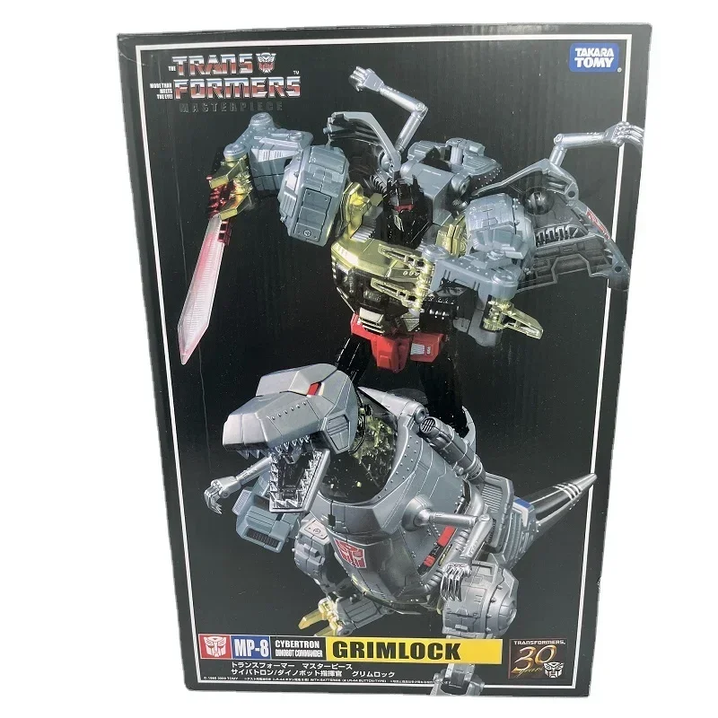 In Stock KO MP 8 MP-8 Mp-8X Transformers 30th Limited Grimlock Action Figure Transformation Toy Figure Collectible Gift