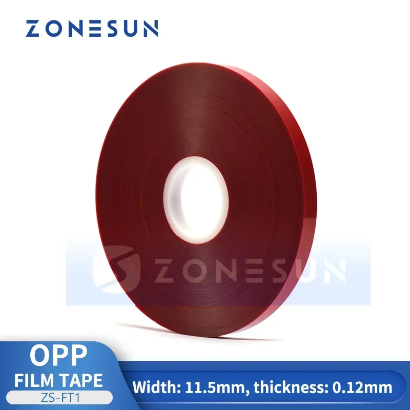 

ZONESUN OPP Film Tape for ZS-AG03 Automatic Taping Machine Wrapper ZS-FT1