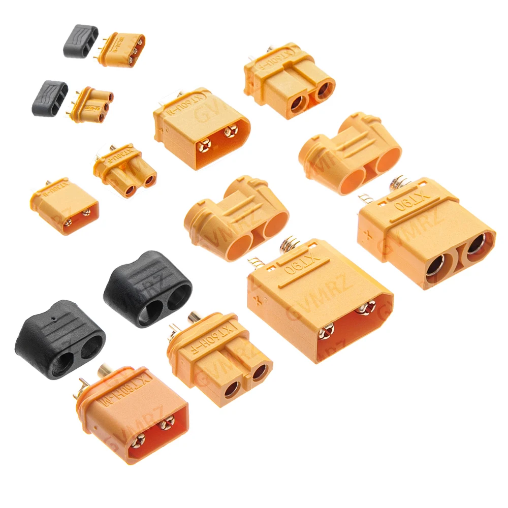 XT30U XT60H XT90H MR30  Integrated Circuit Male Female Connectors Bullet Plugs with Sheath Protection for RC Lipo Battery FPV