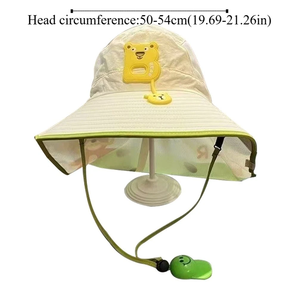 قبعة شمس للأطفال سريعة الجفاف، حماية شبكية للصيف، قبعة حماية من الأشعة فوق البنفسجية للاستخدام في الهواء الطلق، تصميم شال، قبعة ذات حافة كبيرة، أنشطة الشاطئ #6