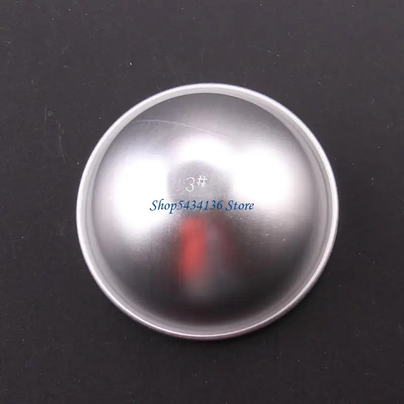H7ED Set Of 50 Small Hemispheres Cake Tins Puddings Baking Mould Aluminum Dessert Molds Creative Mousses Bakewares