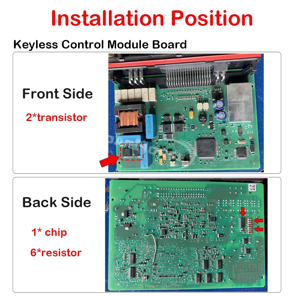 Keyless Entry Control Module Chip Repair Kit For Audi A8 D8 Quattro For VW Touareg Phaeton For Веntlеy For Porsche Cayenne 9PA view 2