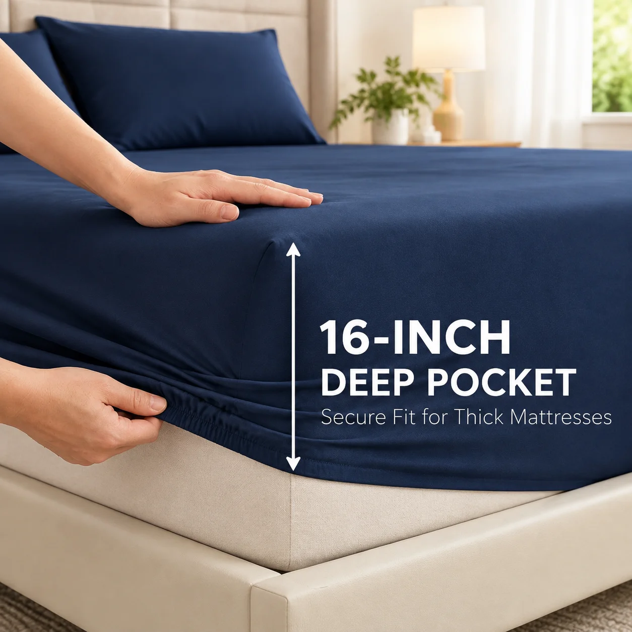 3/4pcs Bed Sheet Set, Soft Cooling Breathable Bedding with Deep Pocket Fitted Sheet, Machine Washable, Wrinkle Resistant, Luxury Comfort, Twin Full Queen King, And Fading-Resistant. Includes Fitted Sheet, Sheet, And 1/2 Pillowcase