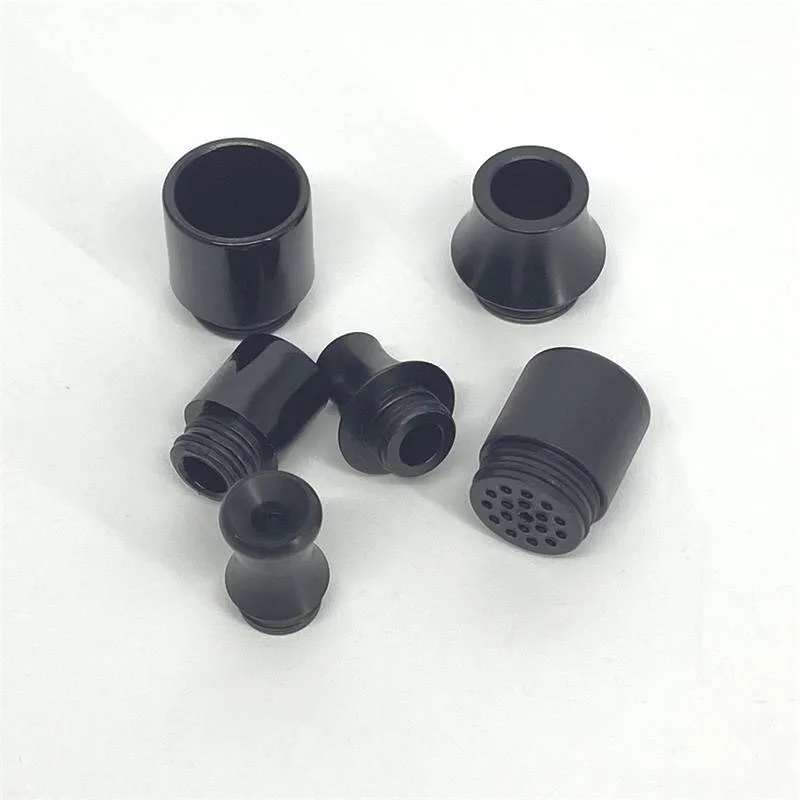 1 Pcs 510 810 POM Multi Style Suction Straw Joint Black