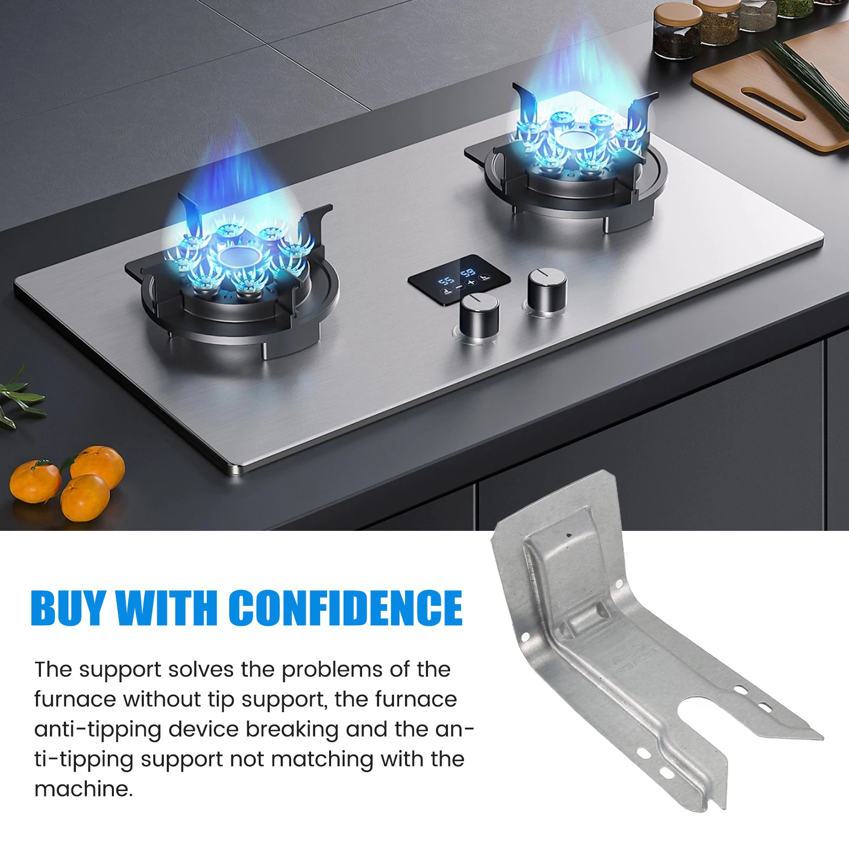 A60T Effortless WB02K10254 WB02K10020 Stove Anti-Tip Bracket Assembly Replacement Parts