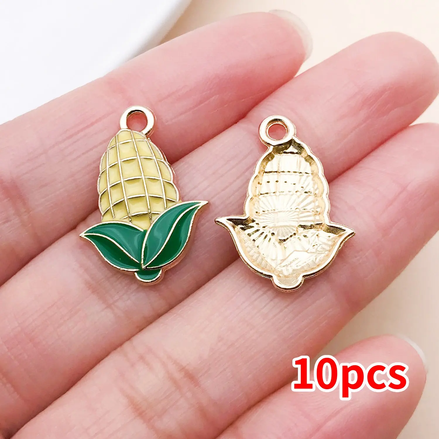 10/20pcs Enamel Charms Alloy Various Styles Pendants