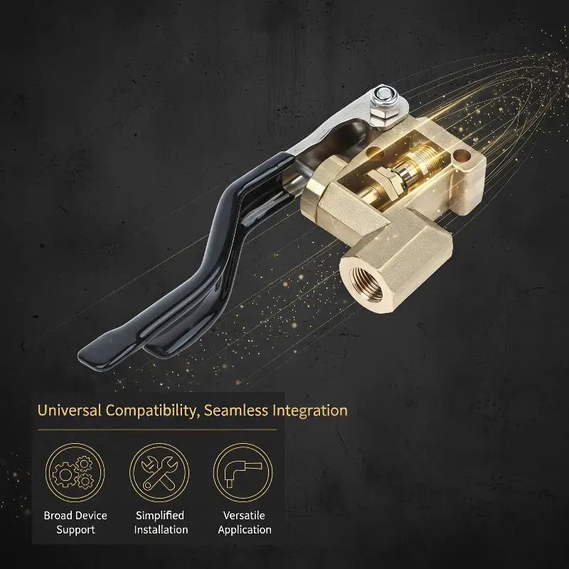 High Pressure Cleaner Steam Engine Control Valve Leak Proof Control Switch for Industrial Commercial Car Washing Equipment