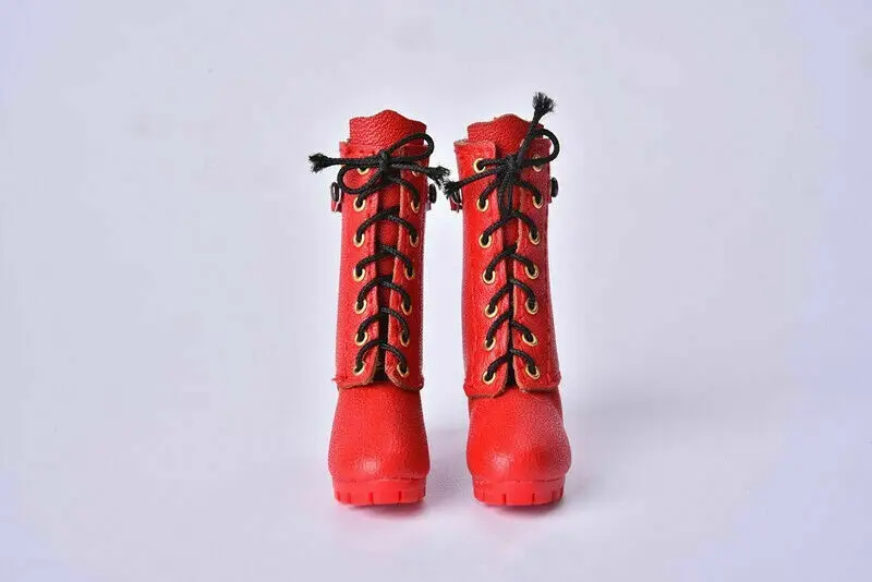 

Красная CKTOYS CK006 масштаб 1/6, женские полые сапоги средней длины, модель для 12-дюймовой куклы