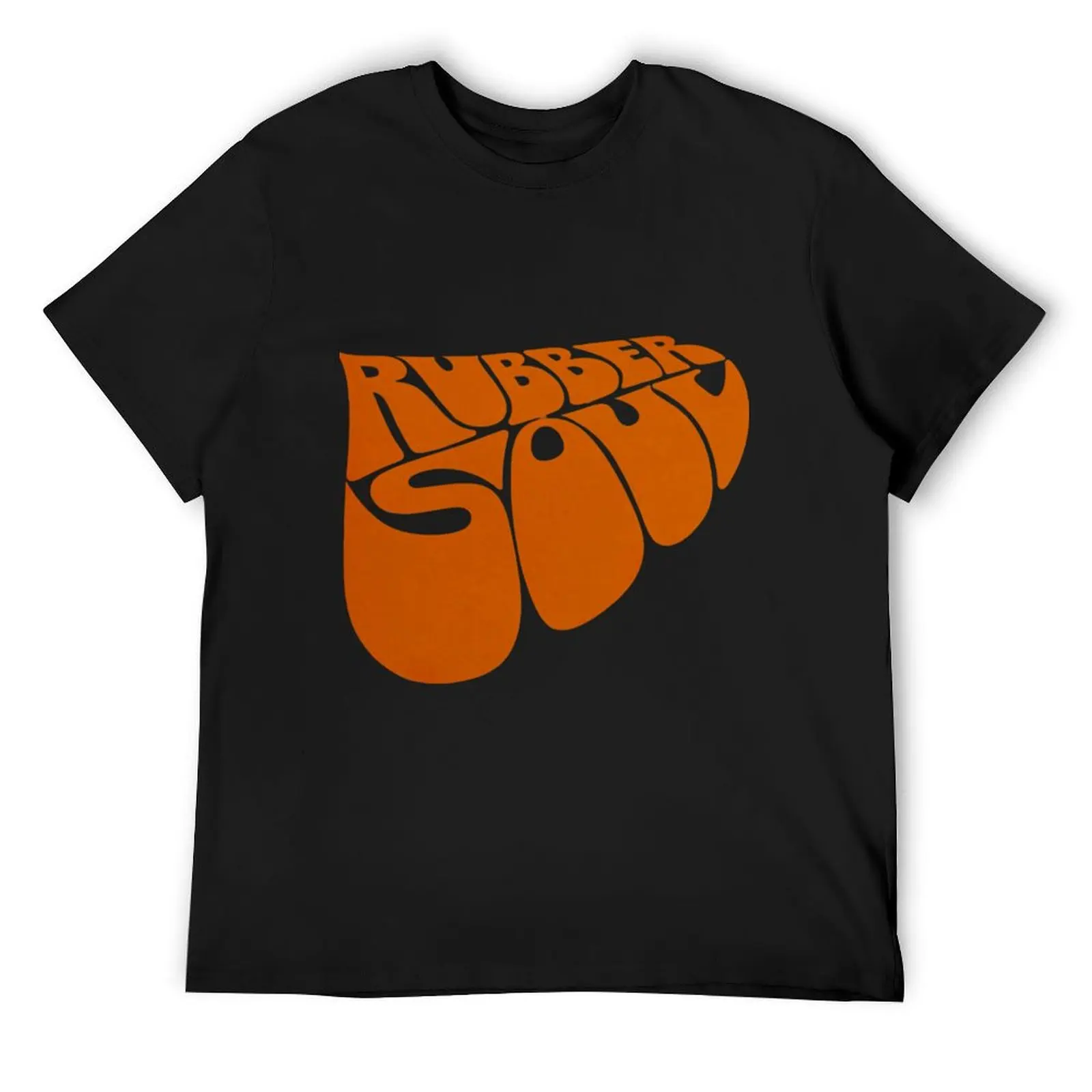 

Rubber Soul Logo T-Shirt Anime t-shirt korean fashion clothes oversizeds mens plain t shirts