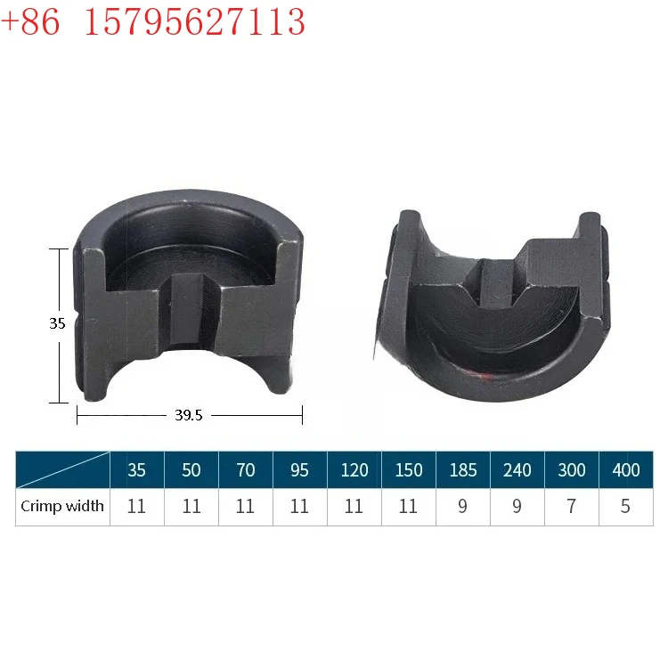 

1Pc Hydraulic Cable Crimper Dies for Hydraulic Crimping Tool for CYO-400 EP-410 EP-430 EP-510 EZ-400 Hexagon , H and C type