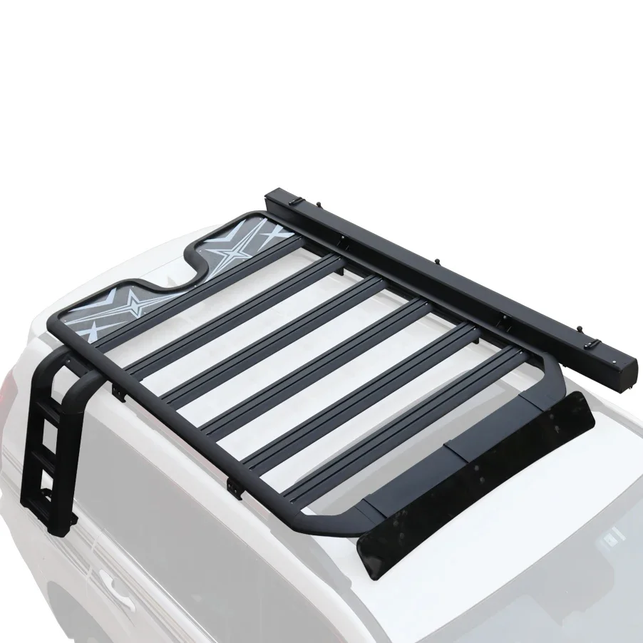 Aluminum platform multi-functional SUV roof travel rack general off-road with ladder luggage  modification