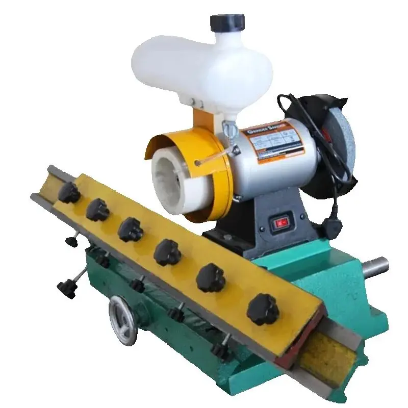 2026 Bench Edge Grinding Machine 220V 0.56KW Woodworking Straight Knife Sharpener Straight Blade Grinder MF206