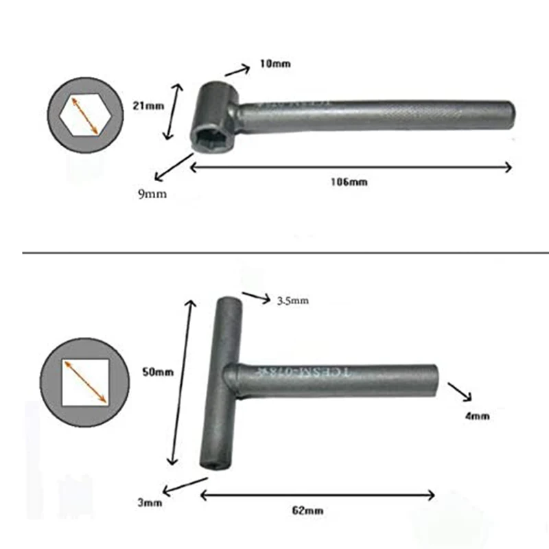 مبتكرة 3 قطعة صمام محرك دراجة نارية المسمار ضبط أداة المفك + مقياس المحسس #1