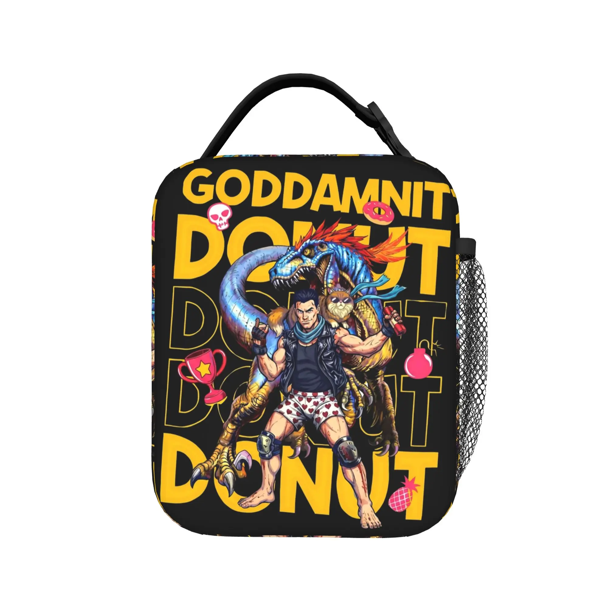 Dungeon Crawler Carl Thermal Insulated Lunch Bag for School  Portable Food Container Bags Thermal Cooler Lunch Boxes