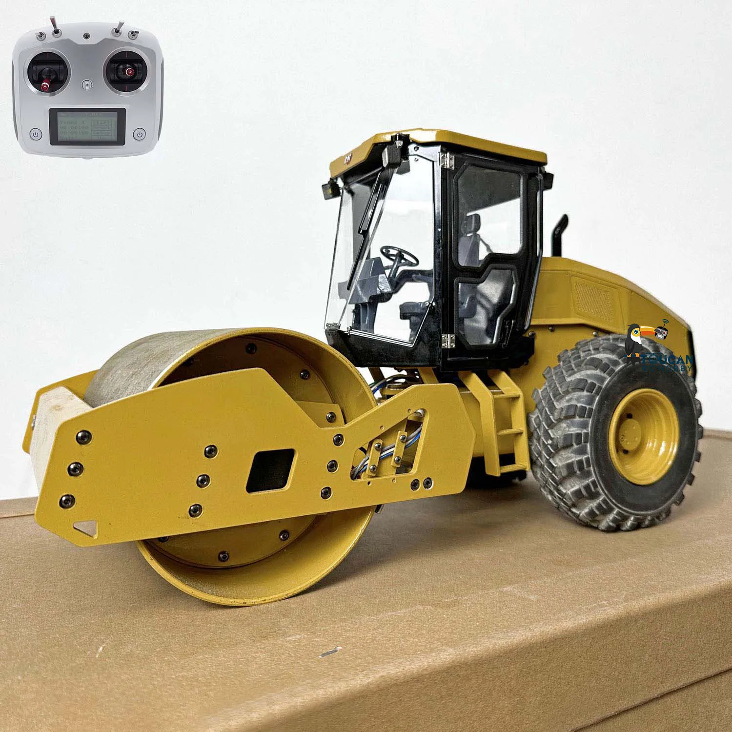 

1/12 Metal RC Road Roller JZM CS11 for Remote Control Carter Electronic Vehicles Wheeled Model Tocan Adult Toys