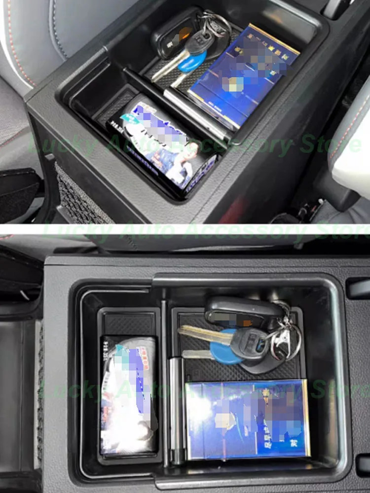 Car Center Console Armrest Box for MG MG4 Mulan EV 2023 Compartment Interlayer ABS Storage Sorting  Box Interior Accessories