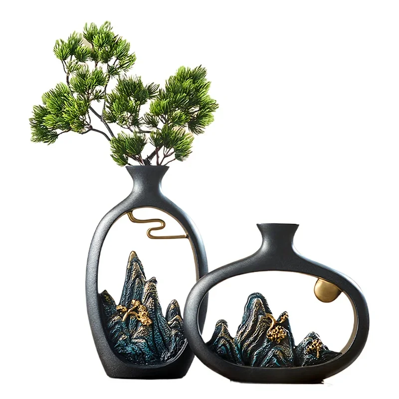 

New Chinese ornaments Home living room, wine cabinet decoration TV cabinet, Bogu rack office coffee table