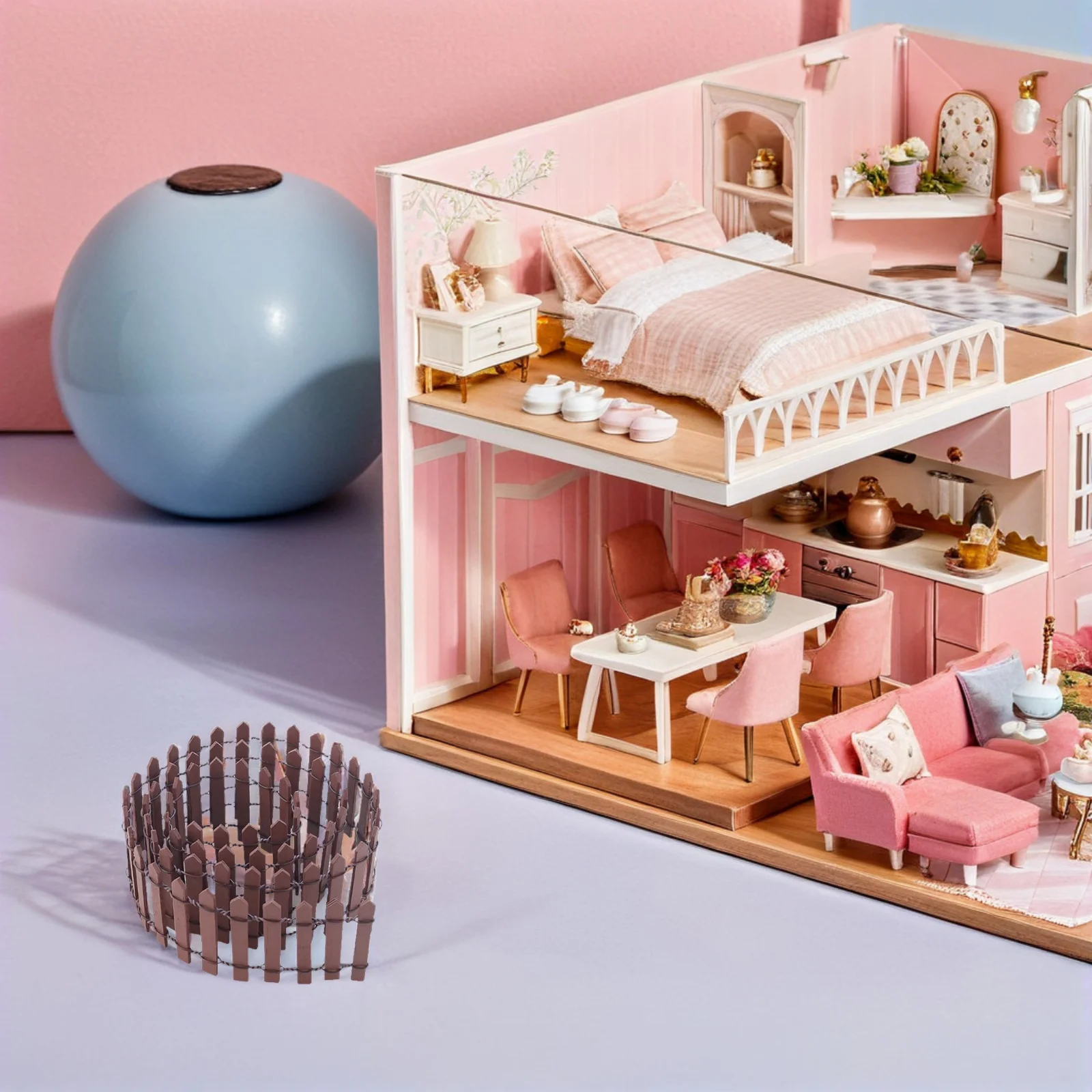 3 قطعة سياج المشهد الصغير مصغرة الخشب اعتصام حديقة ديكور لدمية بونساي وعاء النبات DIY بها بنفسك الجنية إكسسوارات الحديقة