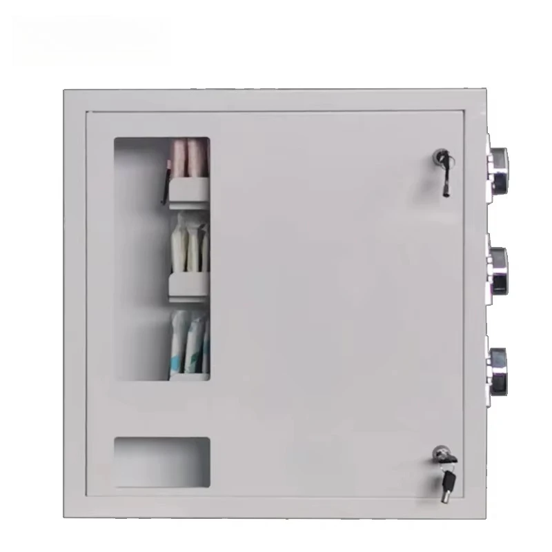 Mini Máquina Expendedora Combinada de Pared para Centros Comerciales, Operada con Monedas y Tarjetas, con Sistema de Pago por Código QR SDK y Token