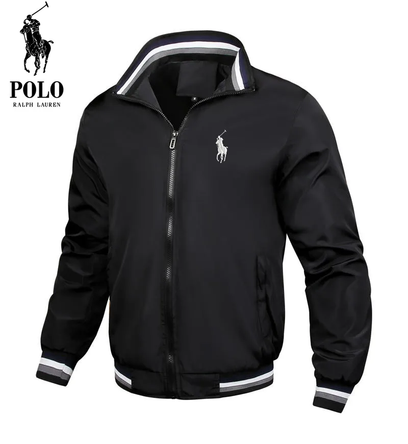 Новая брендовая мужская мотоциклетная куртка Polo Ralph Lauren, уличное повседневное модное спортивное пальто, солнцезащитная одежда на молнии Новая брендовая мужская мотоциклетная куртка Polo Ralph Lauren, уличное повседневное модное спортивное пальто, солнцезащитная одежда на молнии